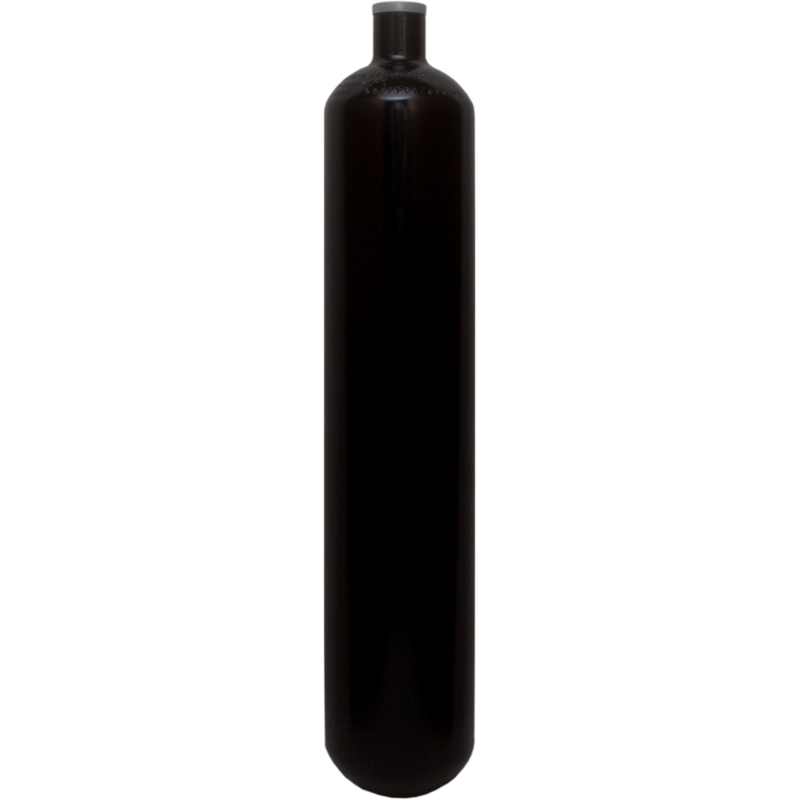 ECS 3lt Steel Cylinder (300 bar) Black