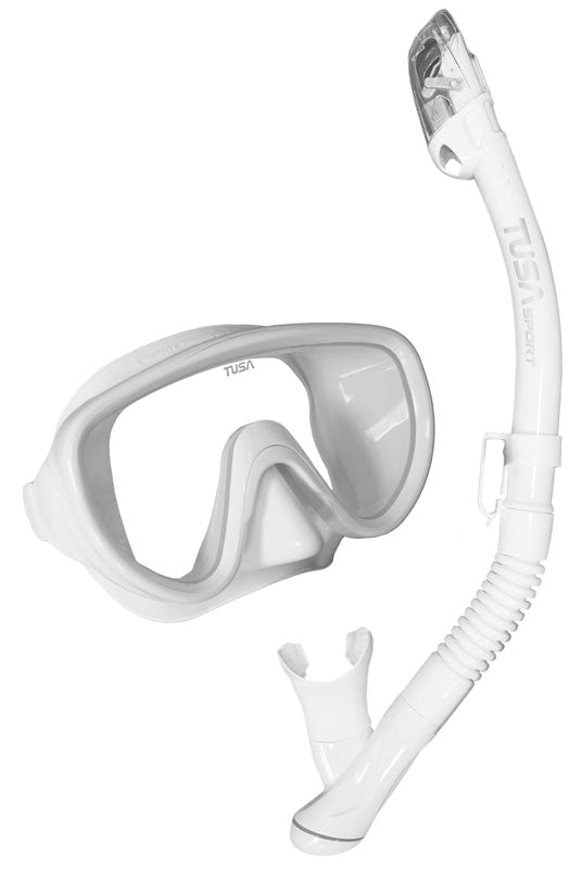 TUSA SPORT Mask and Snorkel Set ADULT Black Series