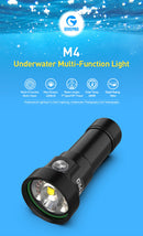 DivePro M4 4200 Lumen Multifunction Wide/Spot/Red/Blue/UV Light