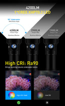 DivePro M4 4200 Lumen Multifunction Wide/Spot/Red/Blue/UV Light