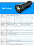 DivePro M4 4200 Lumen Multifunction Wide/Spot/Red/Blue/UV Light