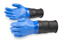 SiTech Blue PVC glove ext. cuff for dry glove systems