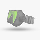 Fourth Element SCOUT mask with single lens frameless design and soft silicone skirt.